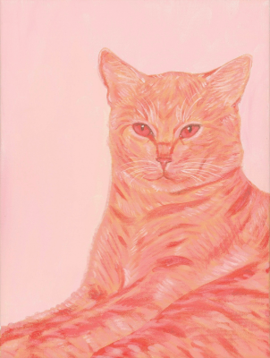 Painting of cat